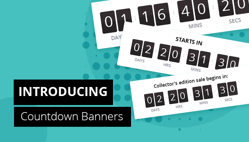 Automated Countdown on your App Homescreen. Say Hello to Countdown Banners.